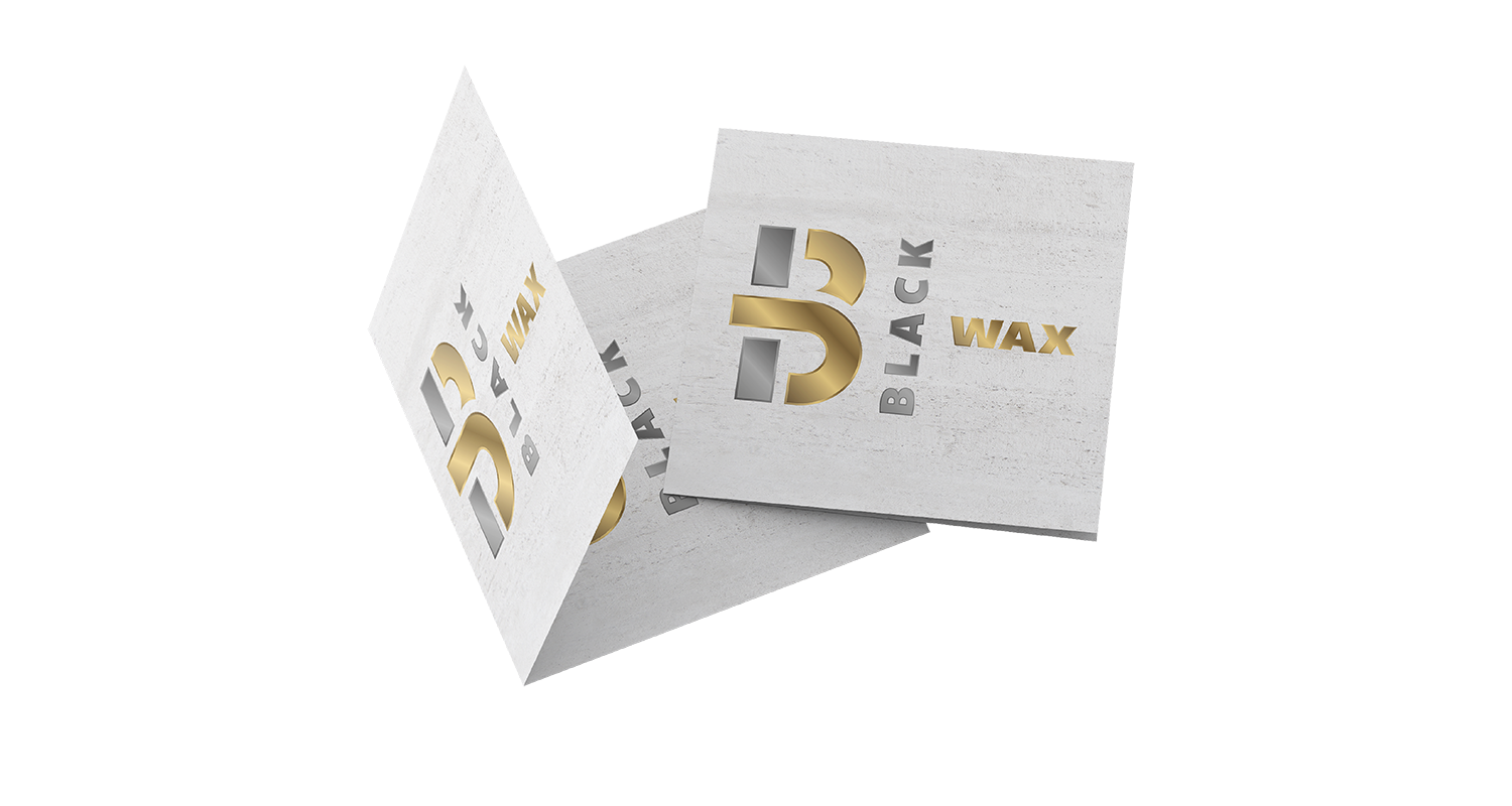 Black Wax logo ontwerp