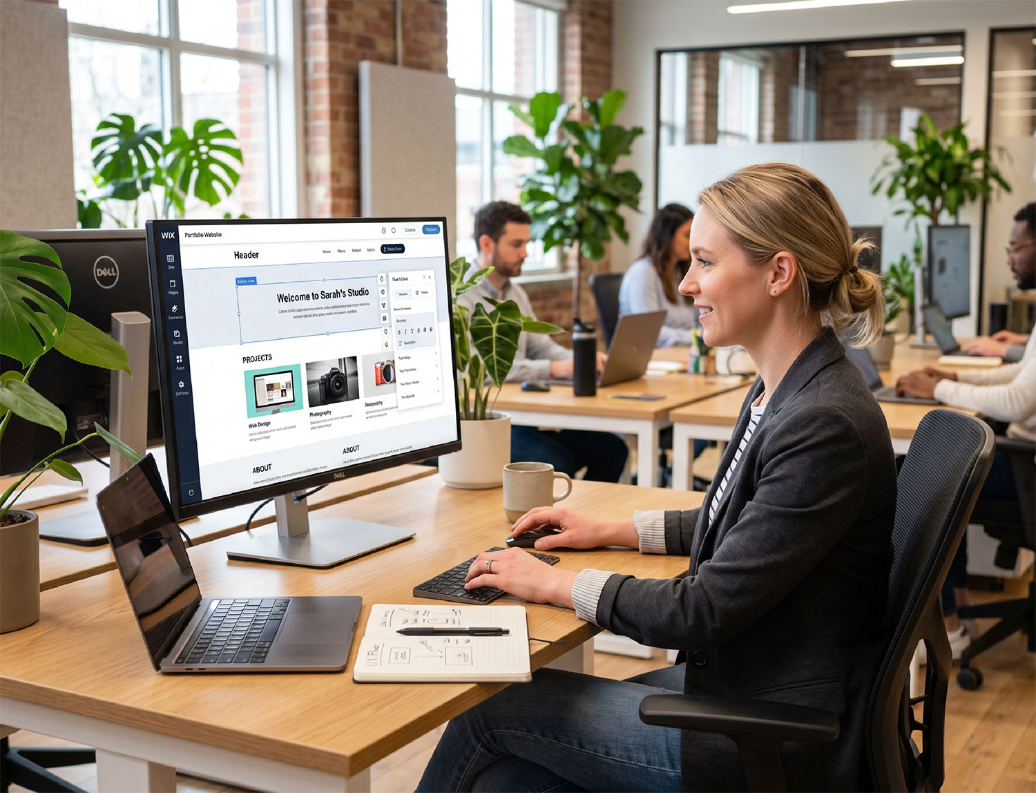Zelf een website maken met Wix
